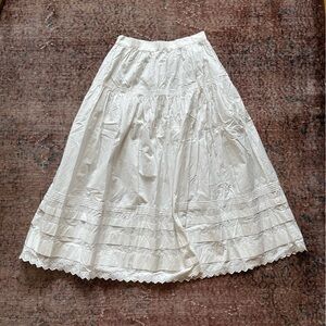 Doen Sebastiane Skirt White Sz M Like New